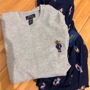 Polo by Ralph Lauren Gray and Navy Sleepwear for mens
